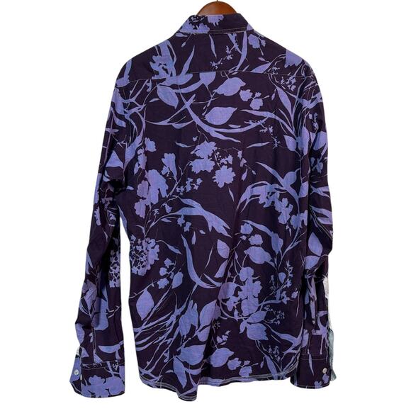 Size L | GEORG ROTH Los Angeles Men’s Button Front Abstract Floral Casual Shirt - Picture 2 of 14